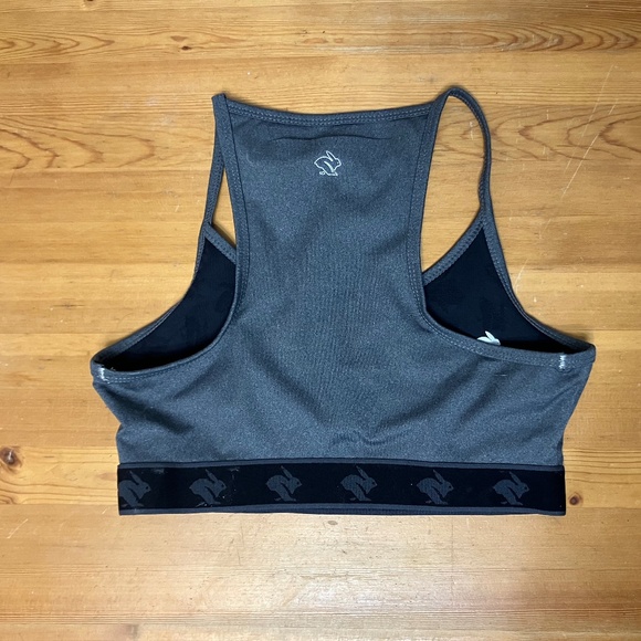 Rabbit Strappy Pocket Bra - Grey, Size S - Picture 2 of 7